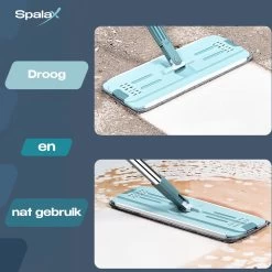 Spalax Vloerwisser - Dweil - Mop Set - Badkamer - Dweilsysteem - Dweilset - Vloerreiniger -Schoonmaakproducten Winkel 1200x1200 15