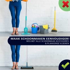 Taxtic® Vloerwisser – Vloertrekker Met Steel – Douchewisser - Vloertrekker – Vloerwisser Badkamer – Trekker - Ophangstuk -Schoonmaakproducten Winkel 1200x1200 157