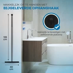 WITTS Luxe Vloerwisser - RVS - Vloertrekker - Vloertrekker Met Steel - Vloerwisser Badkamer -Schoonmaakproducten Winkel 1200x1200 160