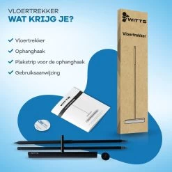 WITTS Luxe Vloerwisser - RVS - Vloertrekker - Vloertrekker Met Steel - Vloerwisser Badkamer -Schoonmaakproducten Winkel 1200x1200 164