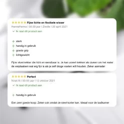 Amenzo® Vloertrekker Met Steel - Vloerwisser - 35 Cm + 120 Cm Steel - Uitschuifbare Aluminium Steel - Badkamer – Trekker - Vloerwisser Wit – Watertrekker -Schoonmaakproducten Winkel 1200x1200 165