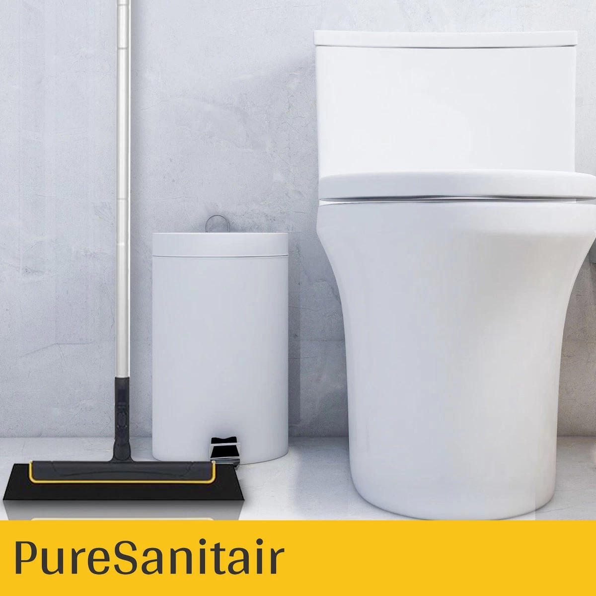 PureSanitair Vloertrekker – Vloerwisser - Raamwisser – Vloertrekker Met Steel – Raamtrekker – Ramenwisser 6 PureSanitair Vloertrekker – Vloerwisser - Raamwisser – Vloertrekker Met Steel – Raamtrekker – Ramenwisser - Afbeelding 4