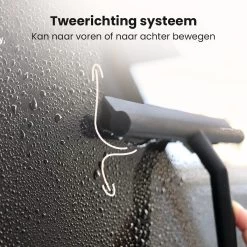 NovaQ® Vloerwisser Met Steel - Vloertrekker Met Steel - Douchewisser Zwart - Raamwisser Douche - Badkamer Trekker - Vloerwisser Zwart 2 In 1 Set Inclusief Ophanghaken -Schoonmaakproducten Winkel 1200x1200 193