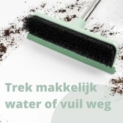 Powarkleen - Vloertrekker Met Steel & Bezem 2 In 1 - Vloerwisser Voor Badkamer Vloer - Groen -Schoonmaakproducten Winkel 1200x1200 206
