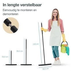 ACE Goods Vloertrekker Met Steel – Vloerwisser Badkamer - Trekker Douche – Raamwisser Verstelbaar – Watertrekker - Incl Ophanghaken -Schoonmaakproducten Winkel 1200x1200 216