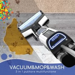 Aigostar 3 In 1 Vloerreiniger - Stofzuiger En Dweilen In 1 - Steelstofzuiger Met Dweilfunctie - Dweilapparaat Draadloos - Whale 33ZDR -Schoonmaakproducten Winkel 1200x1200 244