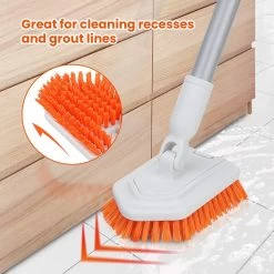 Merkloos Badkamer Reinigingsborstel - Badkamerschrobborstel - Reinigingsborstel - Met Afneembare Telescopische Handgreep En 180° Verstelbare Gezamenlijke Reinigingsborstel - Lange Steel 107 Cm -Schoonmaakproducten Winkel 1200x1200 274