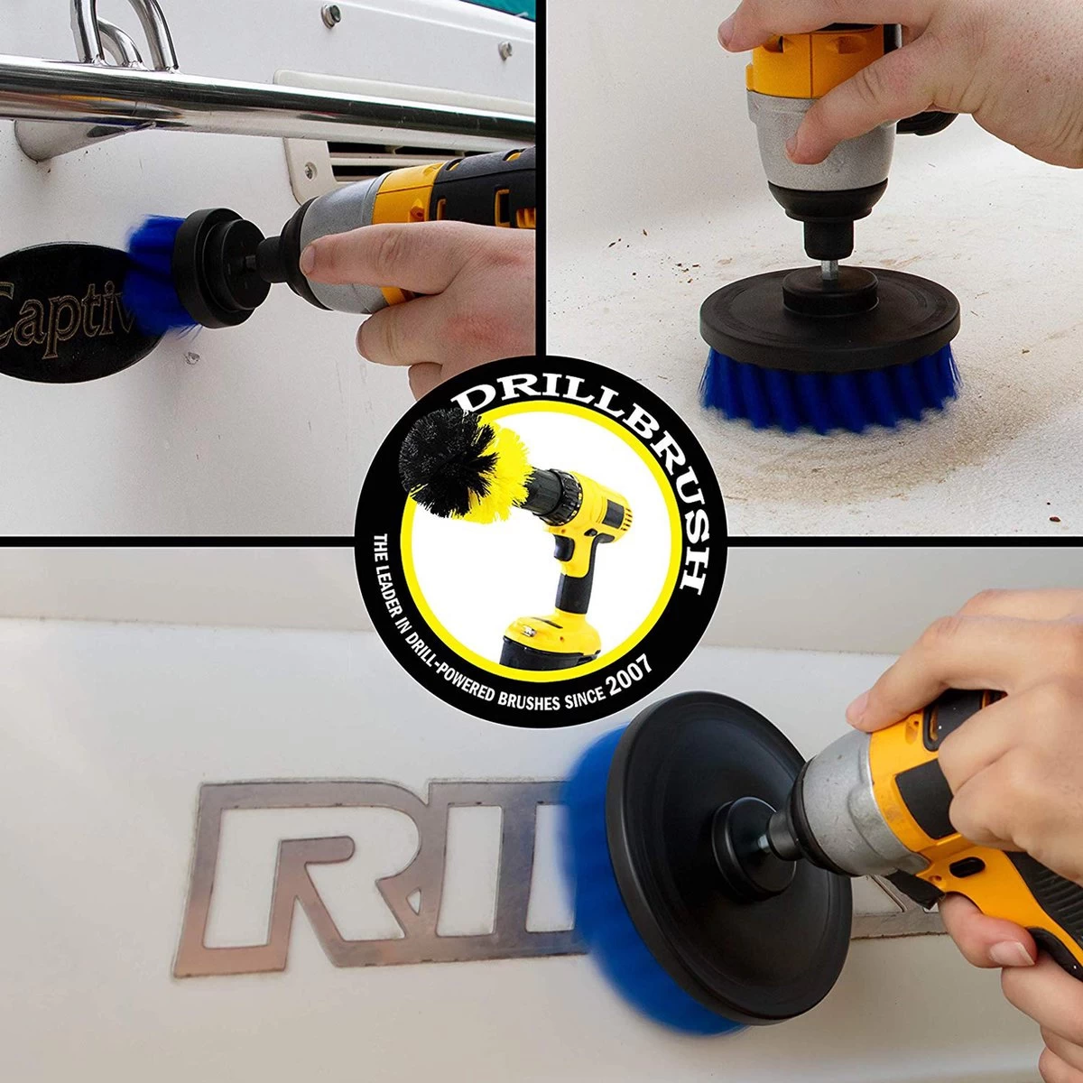 Merkloos 3 Delige Borstelset Voor Boormachine, Opzetstuk Voor Boormachine, Reinigingsborstels, Boorborstels 7 Merkloos 3 Delige Borstelset Voor Boormachine, Opzetstuk Voor Boormachine, Reinigingsborstels, Boorborstels - Afbeelding 5