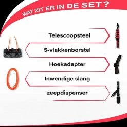 Aquascopic - Telescoopsteel Set Met Borstel - 7,2 Meter -Schoonmaakproducten Winkel 1200x1200 308