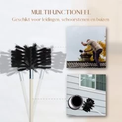 Waay Lifestyle Schoorsteenveegset - Schoorsteenborstel 6 Meter - Schoorsteenreiniger - Schrobborstels - Schoorsteenveger - Flexibele Steel - Geschikt Voor Boormachine - Wit -Schoonmaakproducten Winkel 1200x1200 316