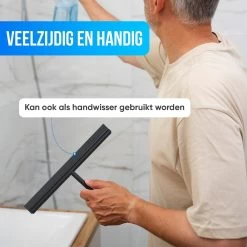 Avalo Vloertrekker Met Steel - Luxe Vloerwisser - Aluminium Water Trekker - Douche Wisser - Badkamer - Zwart - 136x40 CM -Schoonmaakproducten Winkel 1200x1200 35