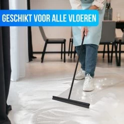 Avalo Vloertrekker Met Steel - Luxe Vloerwisser - Aluminium Water Trekker - Douche Wisser - Badkamer - Zwart - 136x40 CM -Schoonmaakproducten Winkel 1200x1200 38