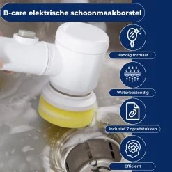 B-care Magic Brush - Elektrische Multifunctionele Schoonmaakborstel - 7 Opzetstukken - Wasborstel - Poetsmachine - Schrobborstel - Handborstel - Werkborstel - Schrobber - Boorborstel - Reinigingsborstel 16 B-care Magic Brush - Elektrische Multifunctionele Schoonmaakborstel - 7 Opzetstukken - Wasborstel - Poetsmachine - Schrobborstel - Handborstel - Werkborstel - Schrobber - Boorborstel - Reinigingsborstel -Schoonmaakproducten Winkel 1200x1200 382