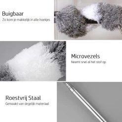 Vannons - Plumeau - Ragebol - Plumeau Uitschuifbaar Tot 245 Cm - Met Telescoopsteel - Wasbaar Microvezel - Grijs Wit 13 Vannons - Plumeau - Ragebol - Plumeau Uitschuifbaar Tot 245 Cm - Met Telescoopsteel - Wasbaar Microvezel - Grijs Wit -Schoonmaakproducten Winkel 1200x1200 432