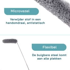 ForDig 7-Delige Plumeau Set - Duster Met Telescoopsteel Uitschuifbaar Tot 250 Cm - Inclusief Ragebol / Voegenborstel / Microvezel Doek / Chenille Borstel - Wasbaar - 360 Graden Draaibaar -Schoonmaakproducten Winkel 1200x1200 437
