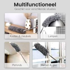 Plumeau Uitschuifbaar Tot 280cm - RVS - Telescopisch - Plumeau Met Telescoopsteel - 360° Flexibel 12 Plumeau Uitschuifbaar Tot 280cm - RVS - Telescopisch - Plumeau Met Telescoopsteel - 360° Flexibel -Schoonmaakproducten Winkel 1200x1200 472