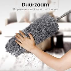 Plumeau Uitschuifbaar Tot 280cm - RVS - Telescopisch - Plumeau Met Telescoopsteel - 360° Flexibel 14 Plumeau Uitschuifbaar Tot 280cm - RVS - Telescopisch - Plumeau Met Telescoopsteel - 360° Flexibel -Schoonmaakproducten Winkel 1200x1200 474