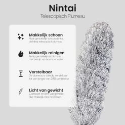 Plumeau Uitschuifbaar Tot 280cm - RVS - Telescopisch - Plumeau Met Telescoopsteel - 360° Flexibel 16 Plumeau Uitschuifbaar Tot 280cm - RVS - Telescopisch - Plumeau Met Telescoopsteel - 360° Flexibel -Schoonmaakproducten Winkel 1200x1200 476