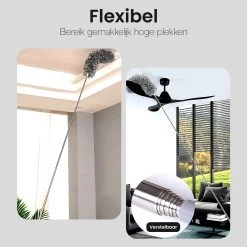 Plumeau Uitschuifbaar Tot 280cm - RVS - Telescopisch - Plumeau Met Telescoopsteel - 360° Flexibel 17 Plumeau Uitschuifbaar Tot 280cm - RVS - Telescopisch - Plumeau Met Telescoopsteel - 360° Flexibel -Schoonmaakproducten Winkel 1200x1200 477