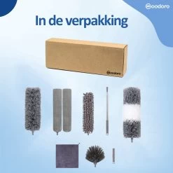 Woodoro Ragebol Uitschuifbaar Complete 9-Delige Set - Verstelbare Telescoopsteel - Plumeau - RVS - Zwart & Grijs 16 Woodoro Ragebol Uitschuifbaar Complete 9-Delige Set - Verstelbare Telescoopsteel - Plumeau - RVS - Zwart & Grijs -Schoonmaakproducten Winkel 1200x1200 490
