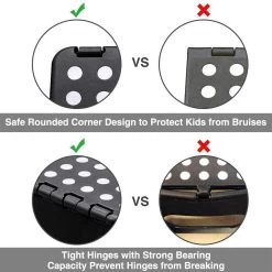 Buxibo - Kruk - Krukje - Keukentrap - Keukentrapje - Opvouwbaar Trapje - Keuken/Badkamer/Schuur Trapje - 29 X 24 X 40cm -Schoonmaakproducten Winkel 1200x1200 507