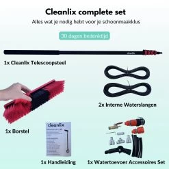Cleanlix Telescoopsteel Met Borstel - Met Waterdoorvoer - Telescopische Wasborstel - Ramenwassen - Uitschuifbaar Tot 7,2 Meter 14 Cleanlix Telescoopsteel Met Borstel - Met Waterdoorvoer - Telescopische Wasborstel - Ramenwassen - Uitschuifbaar Tot 7,2 Meter -Schoonmaakproducten Winkel 1200x1200 520