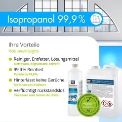 Isopropyl Alcohol - Isopropanol - IPA - Isopropyl - 99,9% Zuiver - 1000ml - Inclusief Trechter -Schoonmaakproducten Winkel 1200x1200 556