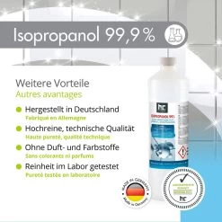 Isopropyl Alcohol - Isopropanol - IPA - Isopropyl - 99,9% Zuiver - 1000ml - Inclusief Trechter -Schoonmaakproducten Winkel 1200x1200 557