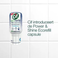 Cif Power & Shine Badkamer Ecorefill Capsule - 10 X 70 Ml - Voordeelverpakking -Schoonmaakproducten Winkel 1200x1200 603