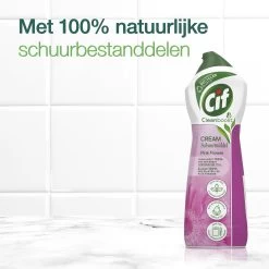 Cif CleanBoost Cream Pink Schuurmiddel - 8 X 750 Ml - Voordeelverpakking -Schoonmaakproducten Winkel 1200x1200 658