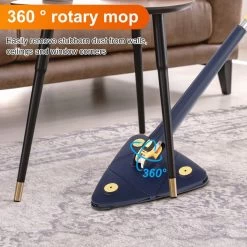 Merkloos Premium Driehoekige Dweil Met Wringer - Verstelbaar En 360 Graden Draaibaar – Dweilsysteem Incl. 4 Microvezel Doeken -Schoonmaakproducten Winkel 1200x1200 66