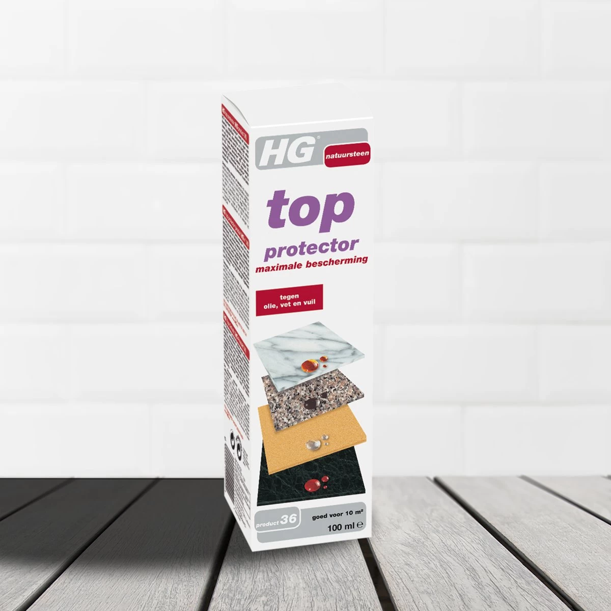 HG Natuursteen Aanrechtbladbeschermer - 100ml - Inclusief Niet Pluizende Doek 5 HG Natuursteen Aanrechtbladbeschermer - 100ml - Inclusief Niet Pluizende Doek - Afbeelding 4