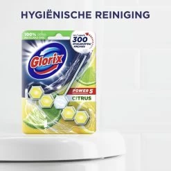 Glorix Power 5 Toiletblokken - Citroen - 9 Stuks - Voordeelverpakking 14 Glorix Power 5 Toiletblokken - Citroen - 9 Stuks - Voordeelverpakking -Schoonmaakproducten Winkel 1200x1200 738