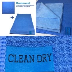 Merkloos Ramenset Raamdoeken Microvezel Glasdoeken Droogdoek Ramen Clean Dry Blauw/blauw -Schoonmaakproducten Winkel 1200x1200 858