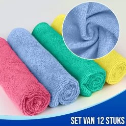 Nince Microvezeldoekjes - Set Van 12 - Schoonmaakdoekjes 30x30 - Reinigingsdoekjes - Vaatdoekjes 14 Nince Microvezeldoekjes - Set Van 12 - Schoonmaakdoekjes 30x30 - Reinigingsdoekjes - Vaatdoekjes -Schoonmaakproducten Winkel 1200x1200 869