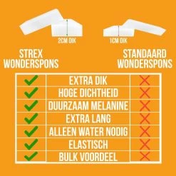 24x Wonderspons | Schoonmaakspons | Sponsjes | Magic Eraser | Wondersponzen | Alle Oppervlakken | Vlekken Verwijderen | Melamine Spons -Schoonmaakproducten Winkel 1200x1200 880