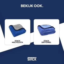 STACK Multi Cloth | 40 X 45 Cm - Microvezel - Krasvrij - Auto Schoonmaak Doek - Auto Poetsen / Reinigen / Drogen / Afwerken - Auto Droogdoek - Auto Handdoek - Schoonmaak Accessoires - Auto Poetsdoek - Autodoek -Schoonmaakproducten Winkel 1200x1200 891
