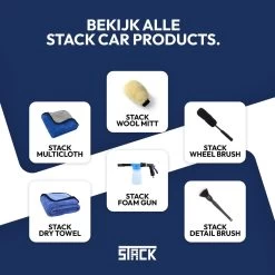 STACK Multi Cloth | 40 X 45 Cm - Microvezel - Krasvrij - Auto Schoonmaak Doek - Auto Poetsen / Reinigen / Drogen / Afwerken - Auto Droogdoek - Auto Handdoek - Schoonmaak Accessoires - Auto Poetsdoek - Autodoek -Schoonmaakproducten Winkel 1200x1200 892
