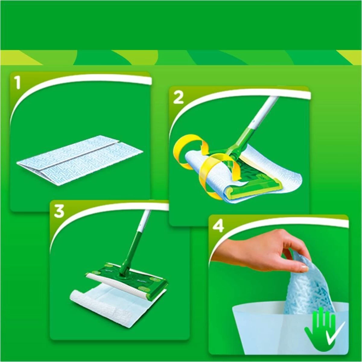 Swiffer Floor Dry Starterkit 6 Swiffer Floor Dry Starterkit - Afbeelding 4