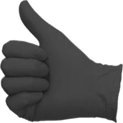 Merkloos Handschoenen Wegwerp Nitril - Latex Vrij - Poedervrij -Zwart - Maat M - 100 Stuks -Schoonmaakproducten Winkel 1200x1200 912