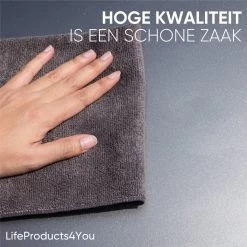 LifeProducts4You Microvezeldoekjes - Vaatdoek - Raamdoeken - Schoonmaakdoekjes - Raamdoeken Streepvrij - Microvezeldoeken - Reinigingsdoekjes - Spiegeldoeken - Autodroog Doek - Auto Schoonmaak Producten - 30 X 30 Cm - 7 Stuks -Schoonmaakproducten Winkel 1200x1200 932