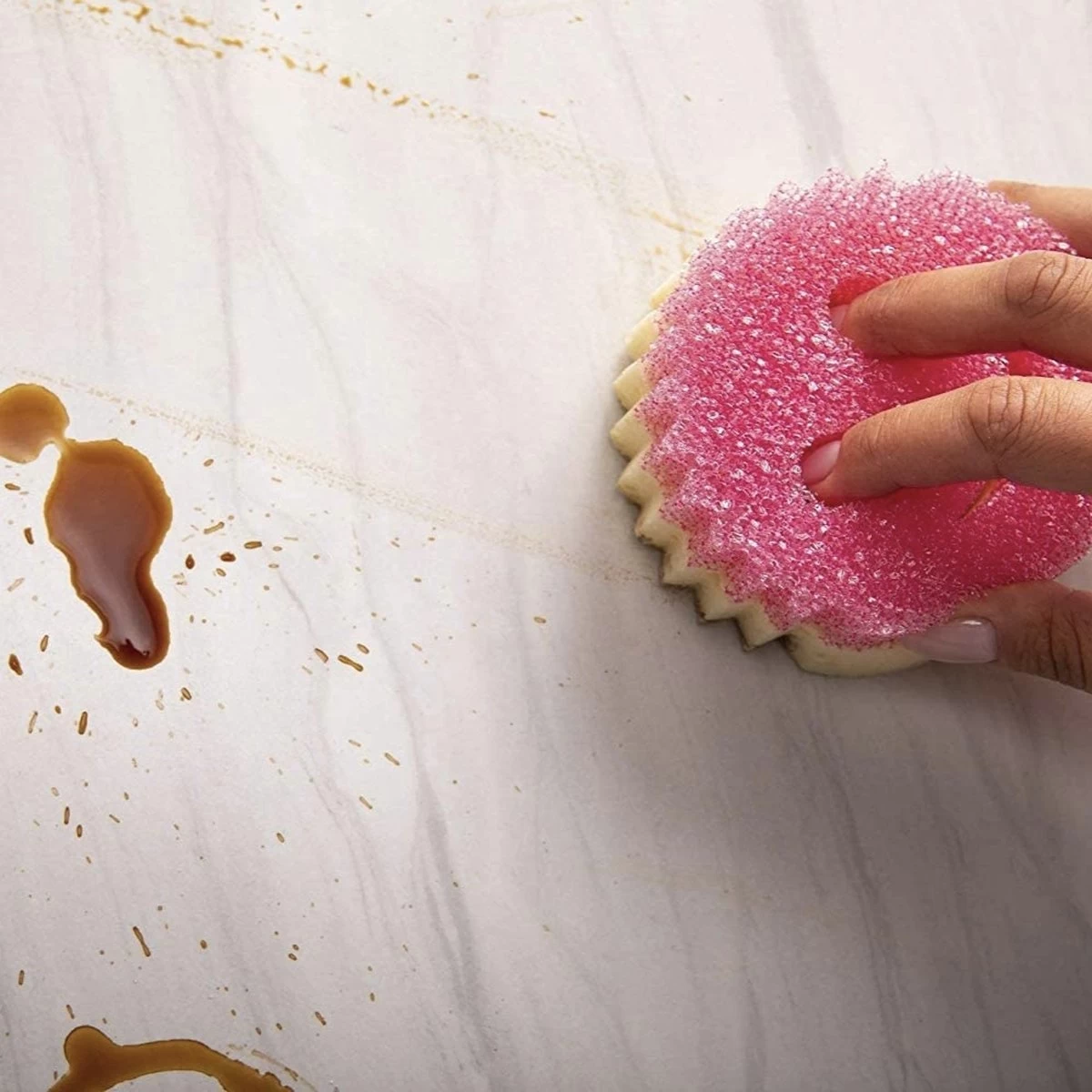 Scrub Daddy - Scrub Mommy Krasvrije Spons Dubbelzijdig Roze 12 Scrub Daddy - Scrub Mommy Krasvrije Spons Dubbelzijdig Roze - Afbeelding 10