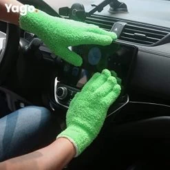 Yago Microvezel Handschoenen Om Stof Te Verwijderen | Extra Absorberend | Stofvrij | Planten | Auto | Eenvoudig Schoonmaken | Lampen | Stofmagneet | One Size Fits All | Duurzaam | Geen Krassen -Schoonmaakproducten Winkel 1200x1200 960
