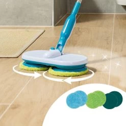 Mediashop Hurricane Floating Mop Elektrische Dweil - Oplaadbare Vloerwisser Voor Dweilen, Schrobben En Boenen - Met 2x 3 Microvezelpads 22 Mediashop Hurricane Floating Mop Elektrische Dweil - Oplaadbare Vloerwisser Voor Dweilen, Schrobben En Boenen - Met 2x 3 Microvezelpads -Schoonmaakproducten Winkel 1200x1200 97