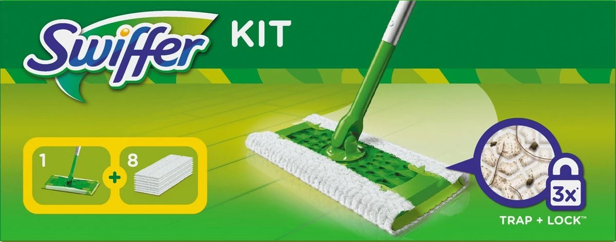 Swiffer Floor Dry Starterkit 12 Swiffer Floor Dry Starterkit - Afbeelding 10