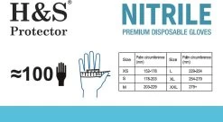 H&S PROTECTOR - Nitril Handschoenen - Wegwerp Handschoenen - Blauw - M - Poedervrij - 100 Stuks 11 H&S PROTECTOR - Nitril Handschoenen - Wegwerp Handschoenen - Blauw - M - Poedervrij - 100 Stuks -Schoonmaakproducten Winkel 1200x659 1