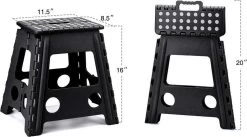 Buxibo - Kruk - Krukje - Keukentrap - Keukentrapje - Opvouwbaar Trapje - Keuken/Badkamer/Schuur Trapje - 29 X 24 X 40cm -Schoonmaakproducten Winkel 1200x667 2