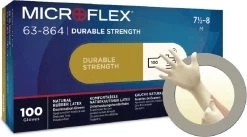 ANSELL MICROFLEX® 63-864 - Latex Wegwerp Handschoenen, Poedervrij, M, Wit, 100 Stuks -Schoonmaakproducten Winkel 1200x668 9