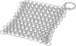 LOUZIR RVS Gietijzer Cleaner Voor Pannen - Metalen Borstel- Scrubmat- Zilver -Schoonmaakproducten Winkel 1200x740 2