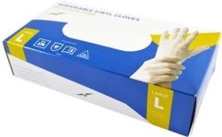 Wegwerp Handschoenen - Vinyl Handschoenen - Poedervrij - Wit - Maat L - 100 Stuks -Schoonmaakproducten Winkel 1200x744 2